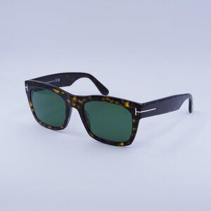 🕶️ New Tom Ford Nico 02 FT1062 52N Sunglasses - Havana Frame, Green Lenses